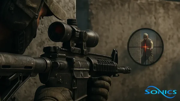 شلیک به انمی از پشت دیوار در کالاف