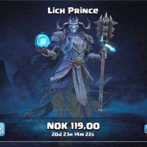 بلیط طلایی کلش آف کلنز - آفر موقت, lich Prince