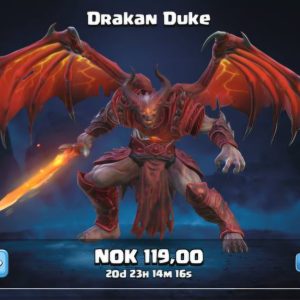 بلیط طلایی کلش آف کلنز - آفر موقت, Drakan Duke